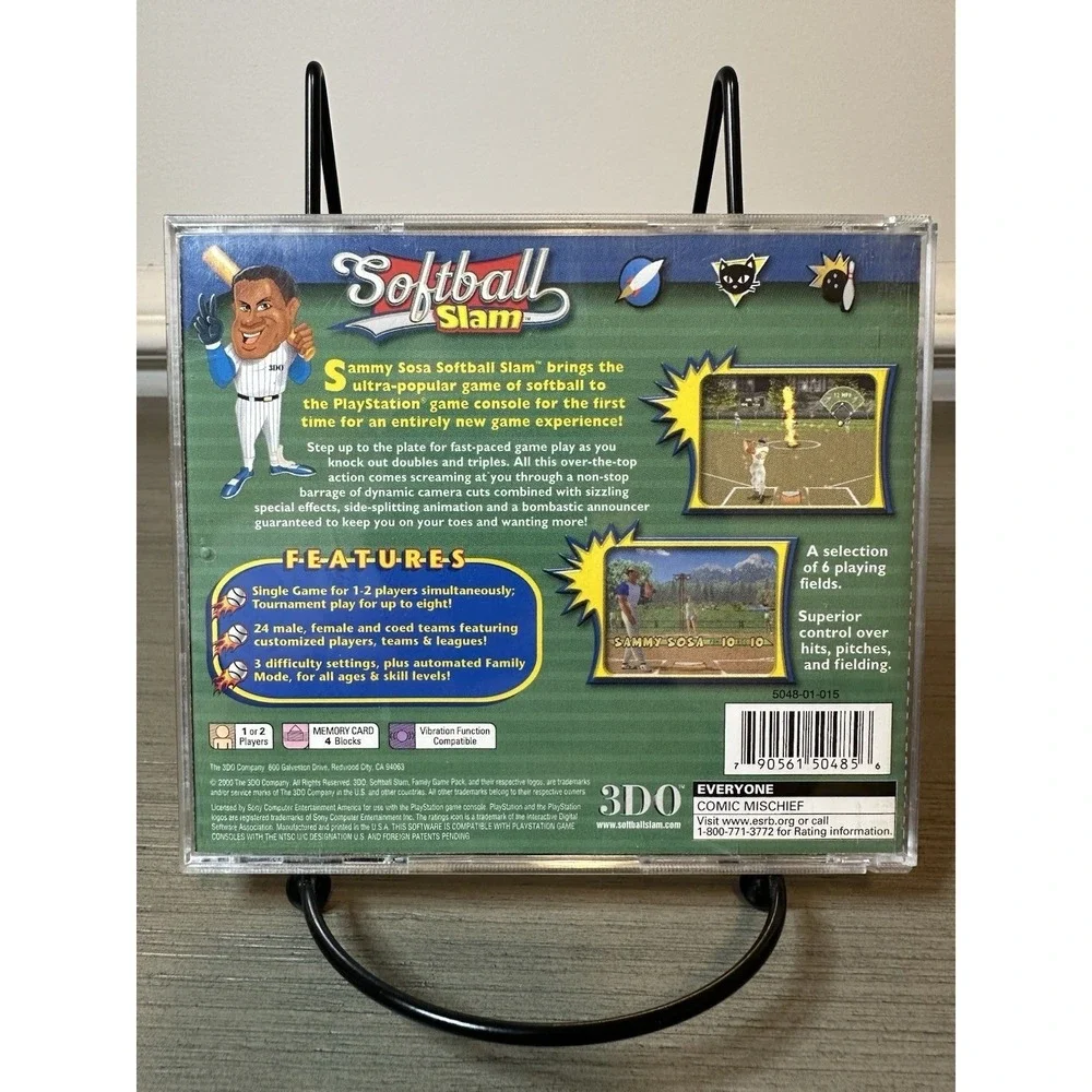 PS1 Baseball Lot - Pennant Race, Sammy Sosa Softball Slam, High Heat, and MORE